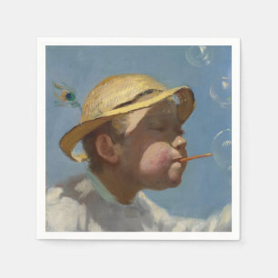 Serviette En Papier The Bubble Boy (par Paul Peel)