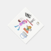 Serviette En Papier Thé café Napkin (Coin)