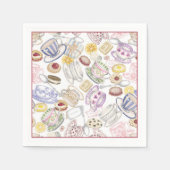 Serviette En Papier Thé et serviettes de fête Cookie (Devant)