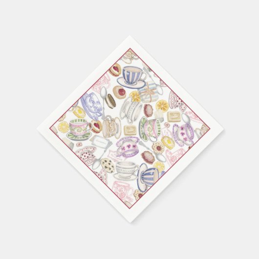 Serviette En Papier Thé et serviettes de fête Cookie (Coin)