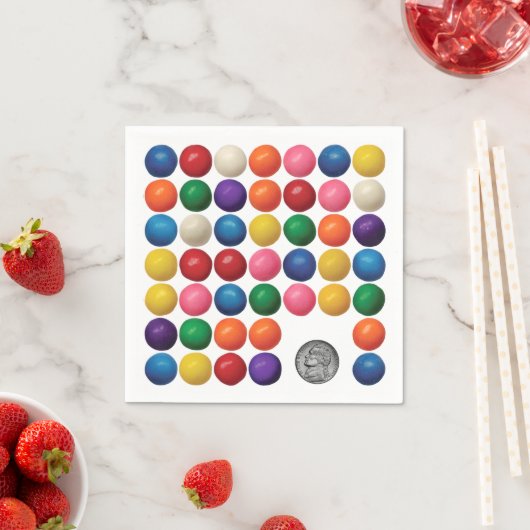 Serviette En Papier The Gumball Machine (En situation)