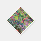 Serviette En Papier The Iris Garden by Claude Monet (Coin)