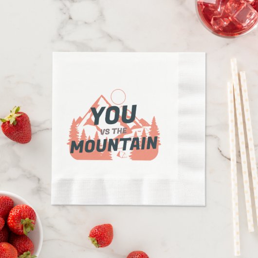 Serviette En Papier The Mountains are calling and I must go (En situation)