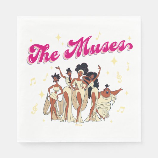 Serviette En Papier The Muses Napkins (Devant)