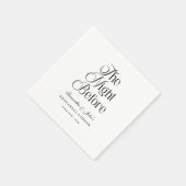 Serviette En Papier The Night Before Modern Elegant Rehearsal Dinner (Coin)