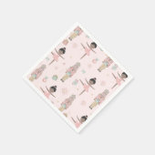 Serviette En Papier The Nutcracker Pink Christmas Ballet 1st Birthday (Coin)