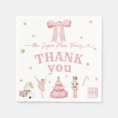 Serviette En Papier The Nutcracker Winter Onederland 1st Birthday (Devant)