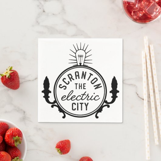 Serviette En Papier The Office Lazy Scranton The Electric City Tote (En situation)