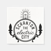Serviette En Papier The Office Lazy Scranton The Electric City Tote (Devant)