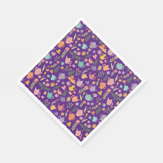 Serviette En Papier Thé Party Fête Prénuptiale Fleurs de Pâques Printa (Coin)