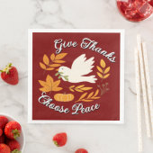 Serviette en papier 'The Peace Collection' (En situation)