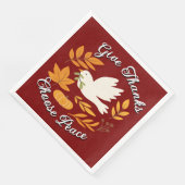Serviette En Papier 'The Peace Collection' Paper Napkin (Coin)
