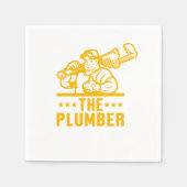 Serviette En Papier The Plumber Plumbing Tool Tools Profession Gift (Devant)