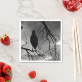 Serviette En Papier The Raven - Nevermore Sunbeams Tree (En situation)