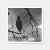 Serviette En Papier The Raven - Nevermore Sunbeams Tree (Devant)