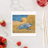 Serviette En Papier The Siesta 1890 par Vincent van Gogh (En situation)