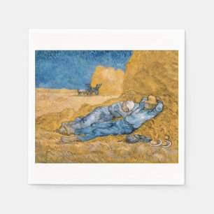 Serviette En Papier The Siesta 1890 par Vincent van Gogh