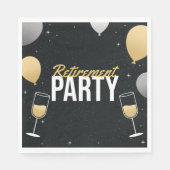 Serviette En Papier The Sparkling Send‑Off Napkins (Devant)