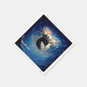 Serviette En Papier The Swan Who Guards the Moon. (Coin)