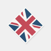 Serviette En Papier The Union Jack British Flag (Coin)
