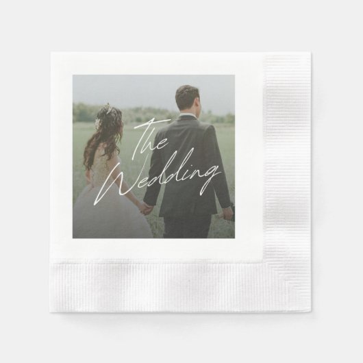 Serviette En Papier the wedding (Devant)