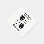 Serviette En Papier Théâtre Masque Théâtre Spectacle (Coin)