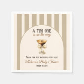 Serviette En Papier Thème café Espresso Martini Baby shower Bow (Devant)