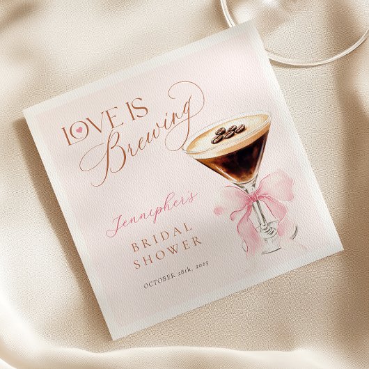 Serviette En Papier Thème Café Mariage Shower