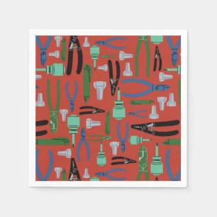 Serviette En Papier Thème construction Professionnel