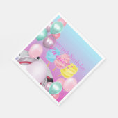 Serviette En Papier Thème Cotton Candy (Coin)