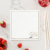 Serviette En Papier thème cuisine bachelorette serviettes (En situation)