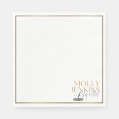 Serviette En Papier thème cuisine bachelorette serviettes (Devant)