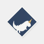 Serviette En Papier Thème d'anniversaire Dinosaur vert baby shower gar (Coin)