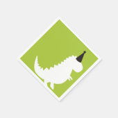 Serviette En Papier Thème d'anniversaire Dinosaur vert baby shower gar (Coin)