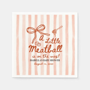 Serviette En Papier Thème de Baby Shower Italien