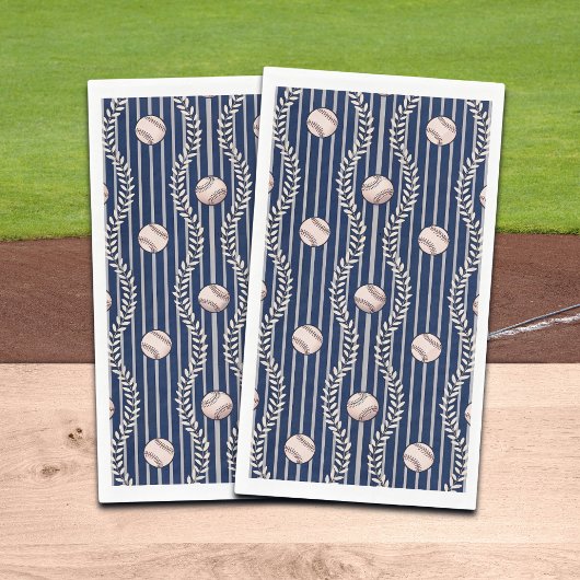 Serviette En Papier Thème de baseball