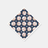 Serviette En Papier Thème de baseball (Coin)