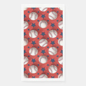 Serviette En Papier Thème de baseball (Devant)