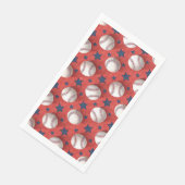 Serviette En Papier Thème de baseball (Coin)