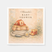 Serviette En Papier Thème de bébé pour une douche de pompier (Devant)