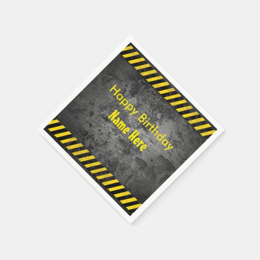 Serviette En Papier Thème de construction (Coin)