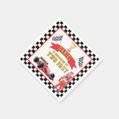 Serviette En Papier Thème de course Two Fast Drapeau à damier Party (Coin)