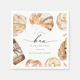 Serviette En Papier Thème de cuisine 'Bun in the Oven' Baby Shower Fai