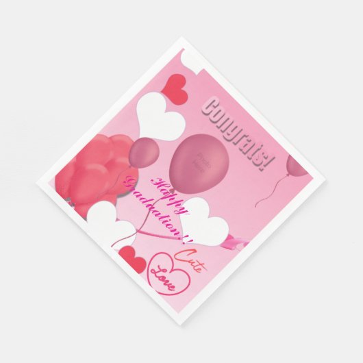 Serviette En Papier Thème de diplôme (Coin)