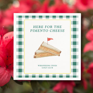 Serviette En Papier Thème de golf Masters Party Fromage aux Piments Ve
