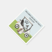 Serviette En Papier Thème de golf pour enterrement de vie de garçon av (Coin)