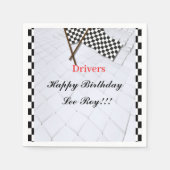 Serviette En Papier Thème de la course à la victoire (Devant)