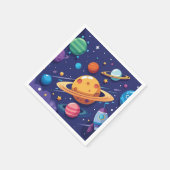 Serviette En Papier Thème de l'espace et des planètes (Coin)