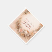 Serviette En Papier Thème de mariage avec le café (Coin)