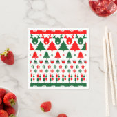 Serviette En Papier Thème de Noël (En situation)